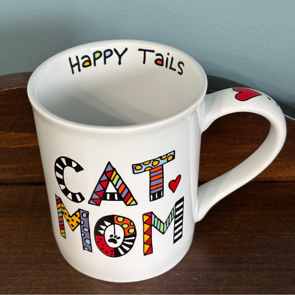 Our Name is Mud Cat Mom Artist Laurie Veasey Perfect Child Quote 14oz Coffee Mug